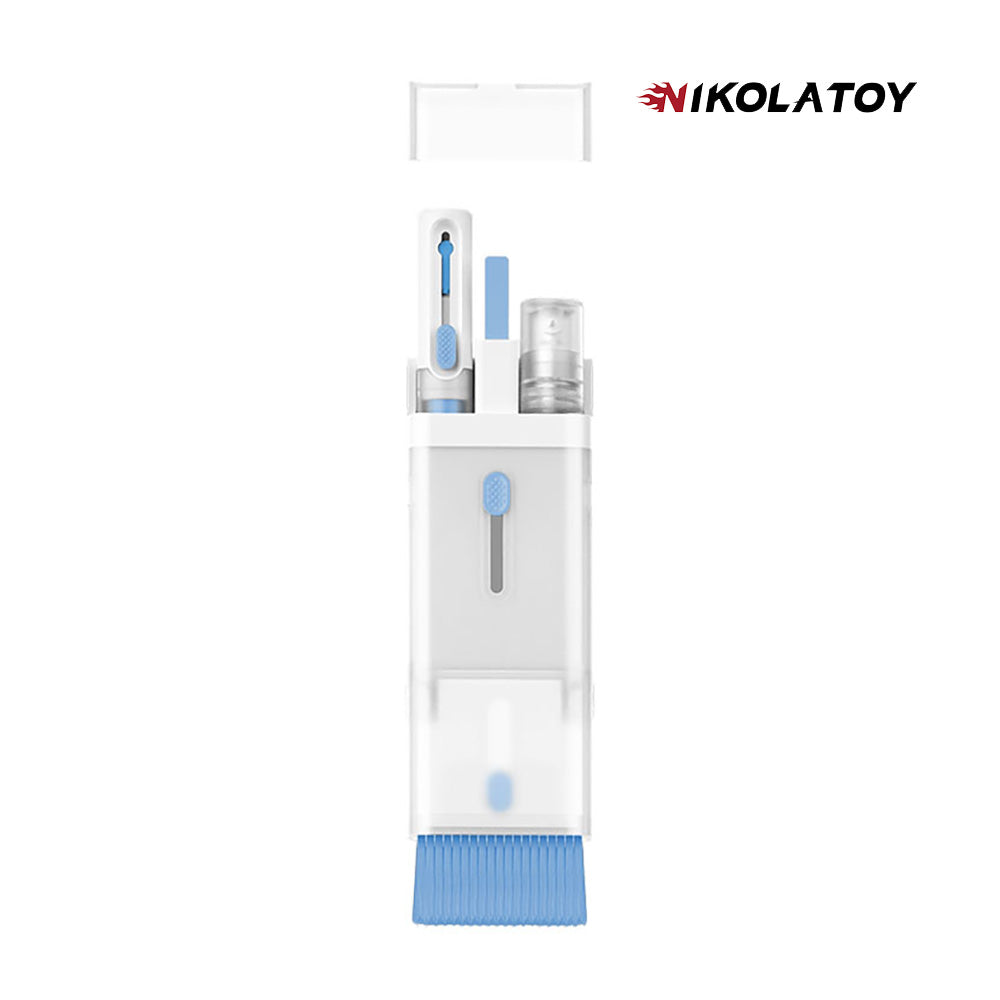 Multi functional notebook computer headphone keyboard efficient cleaning 8-in-1 set