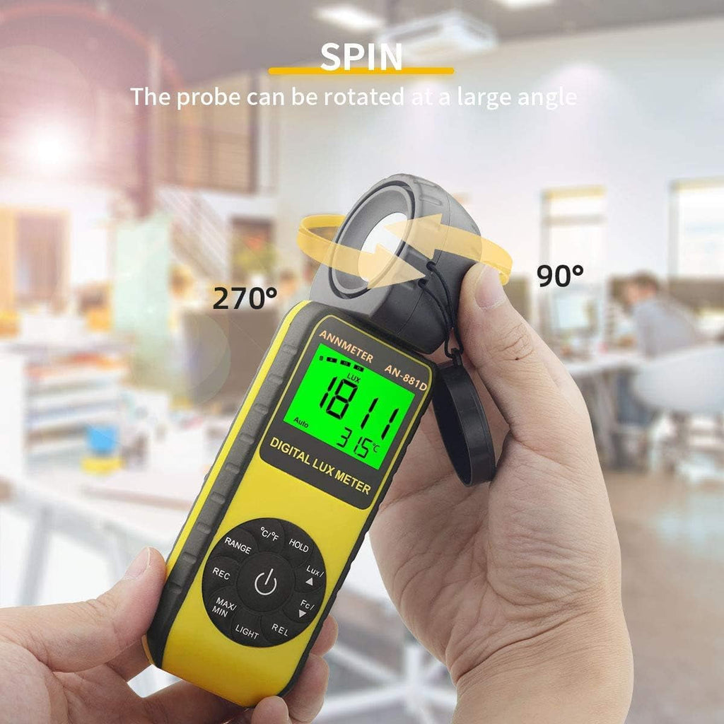 handheld lux meter for plant lighting