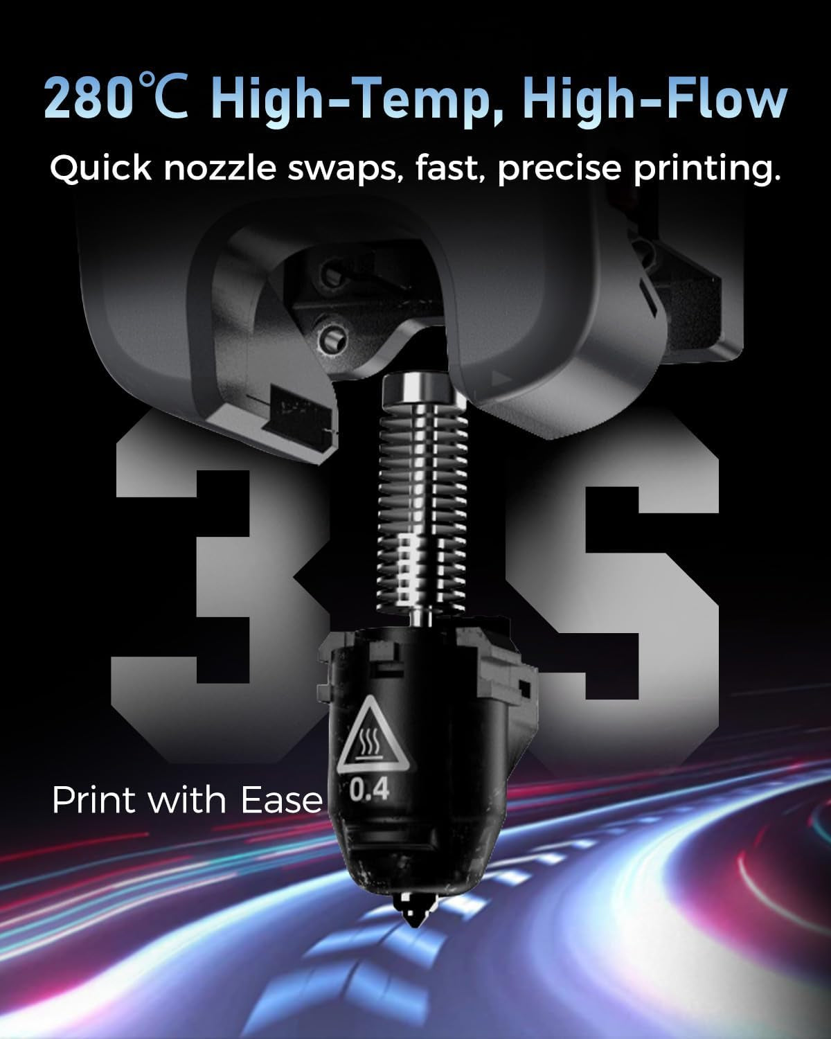 high-speed 3D printer with auto leveling