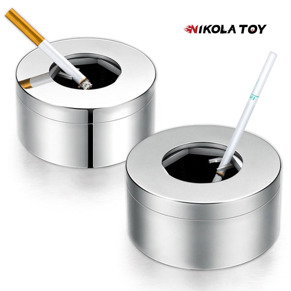 Creative metal mechanical ashtray