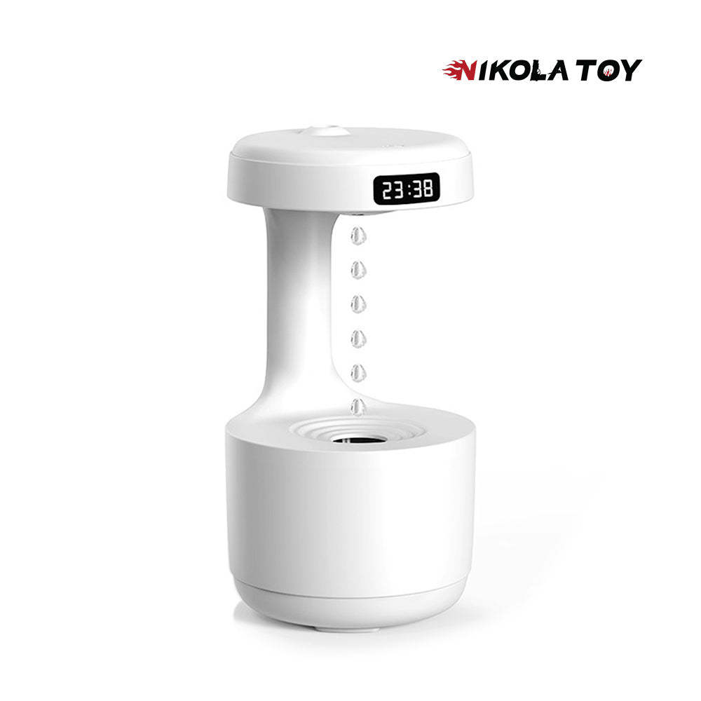 Water droplet counter current / counter gravity device