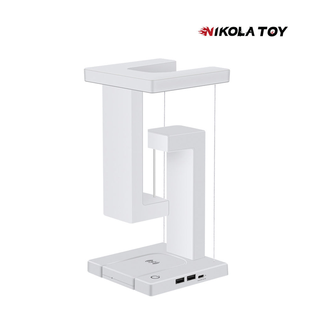 tensegrity smart led desk lamp with wireless charger