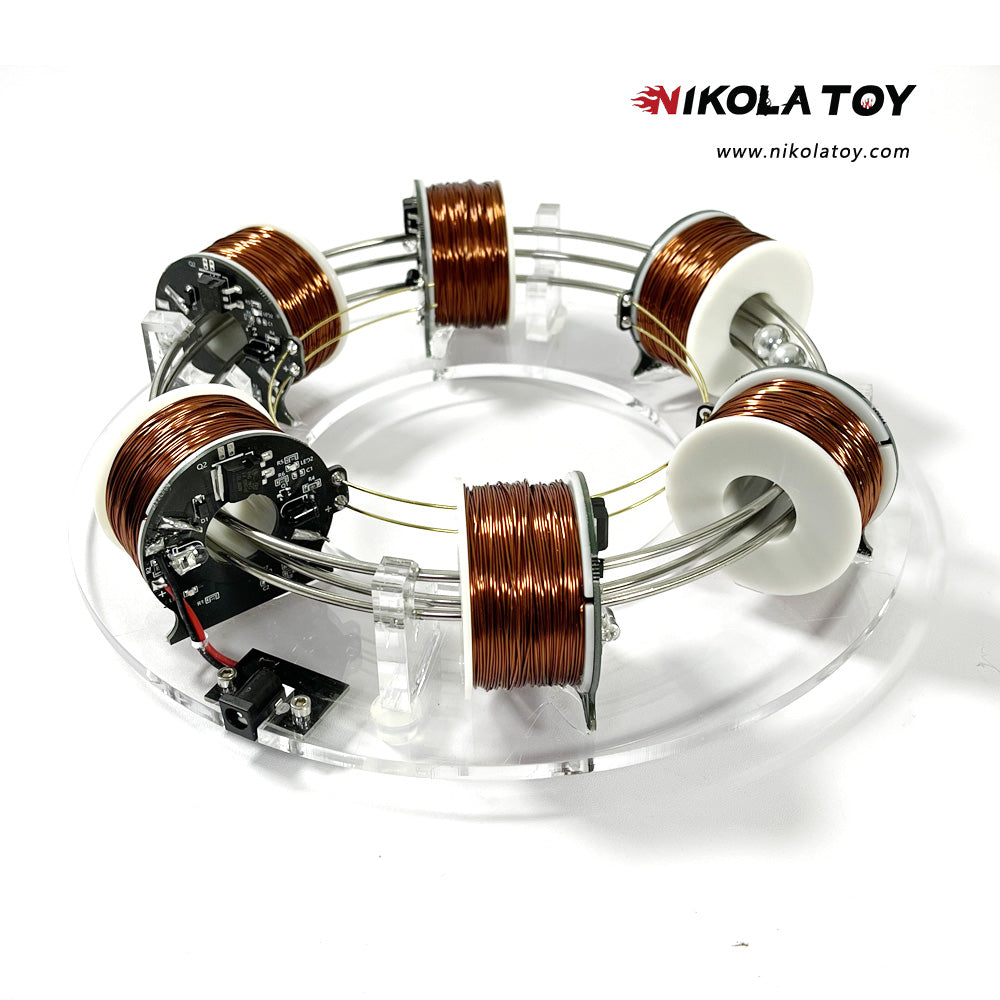 High tech electromagnetic coil accelerator