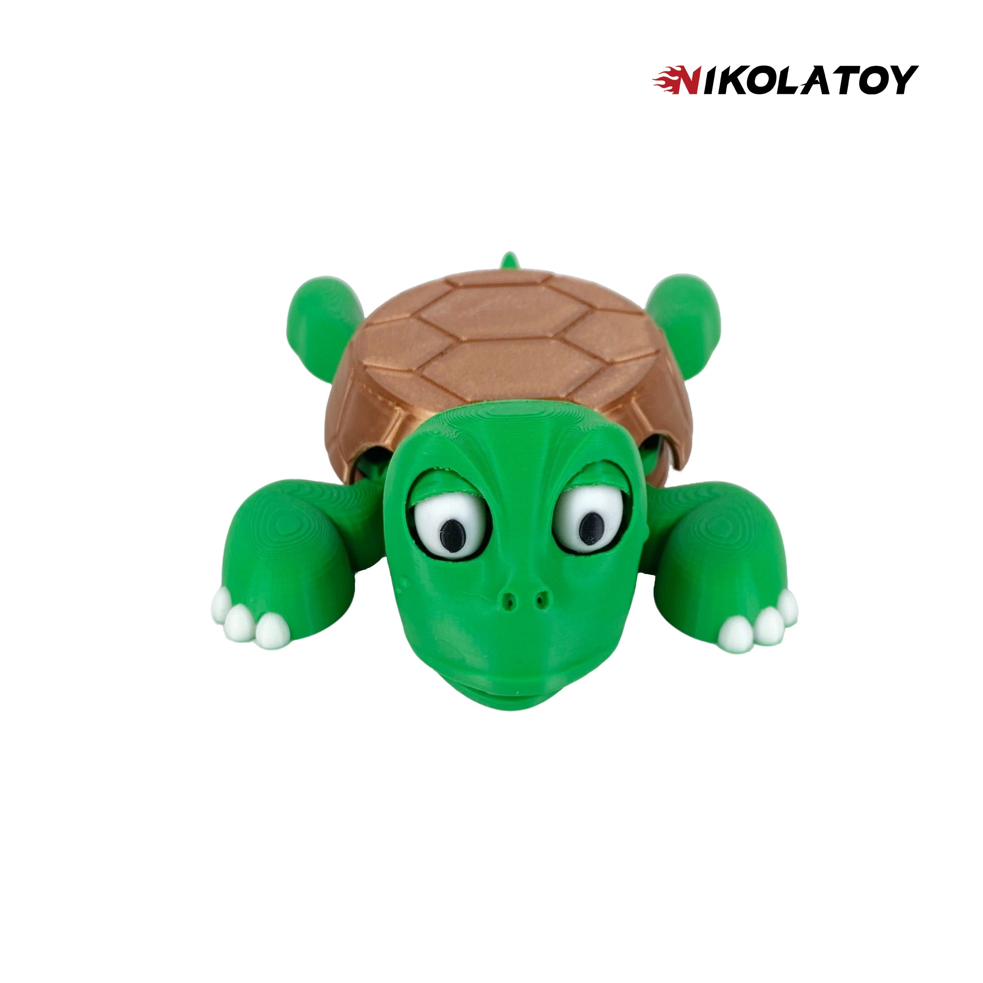 Funny 3D printed turtle cup pad