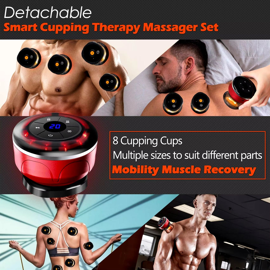electric cupping massager EMS 8-Cup