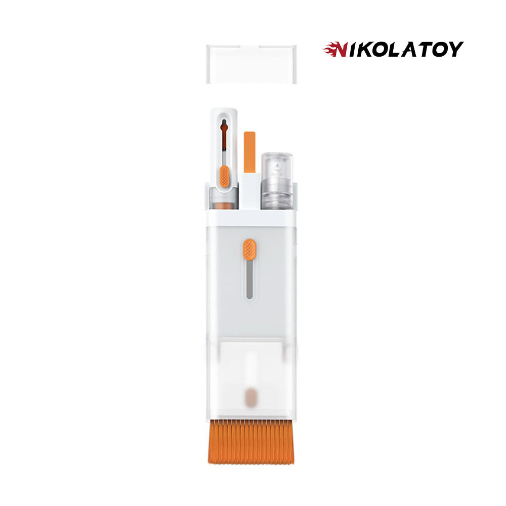Multi functional notebook computer headphone keyboard efficient cleaning 8-in-1 set
