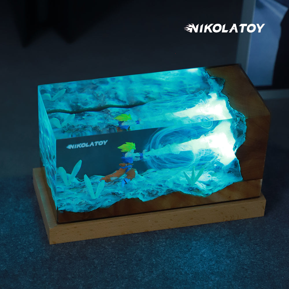 Dragon Ball Z Kakarot Resin RGB Night Light Desktop Decoration