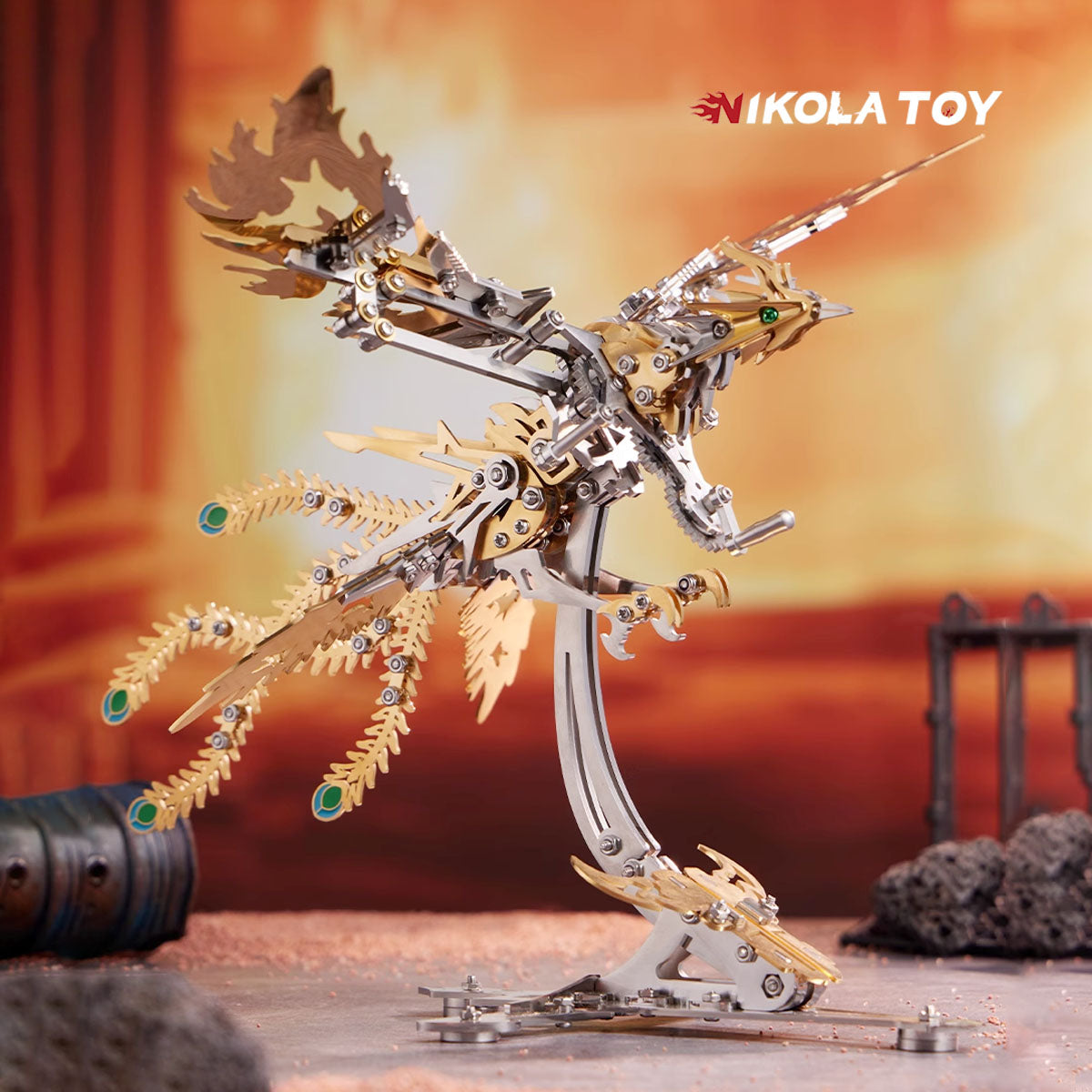 Mechanical species - Phoenix (3D metal puzzle)