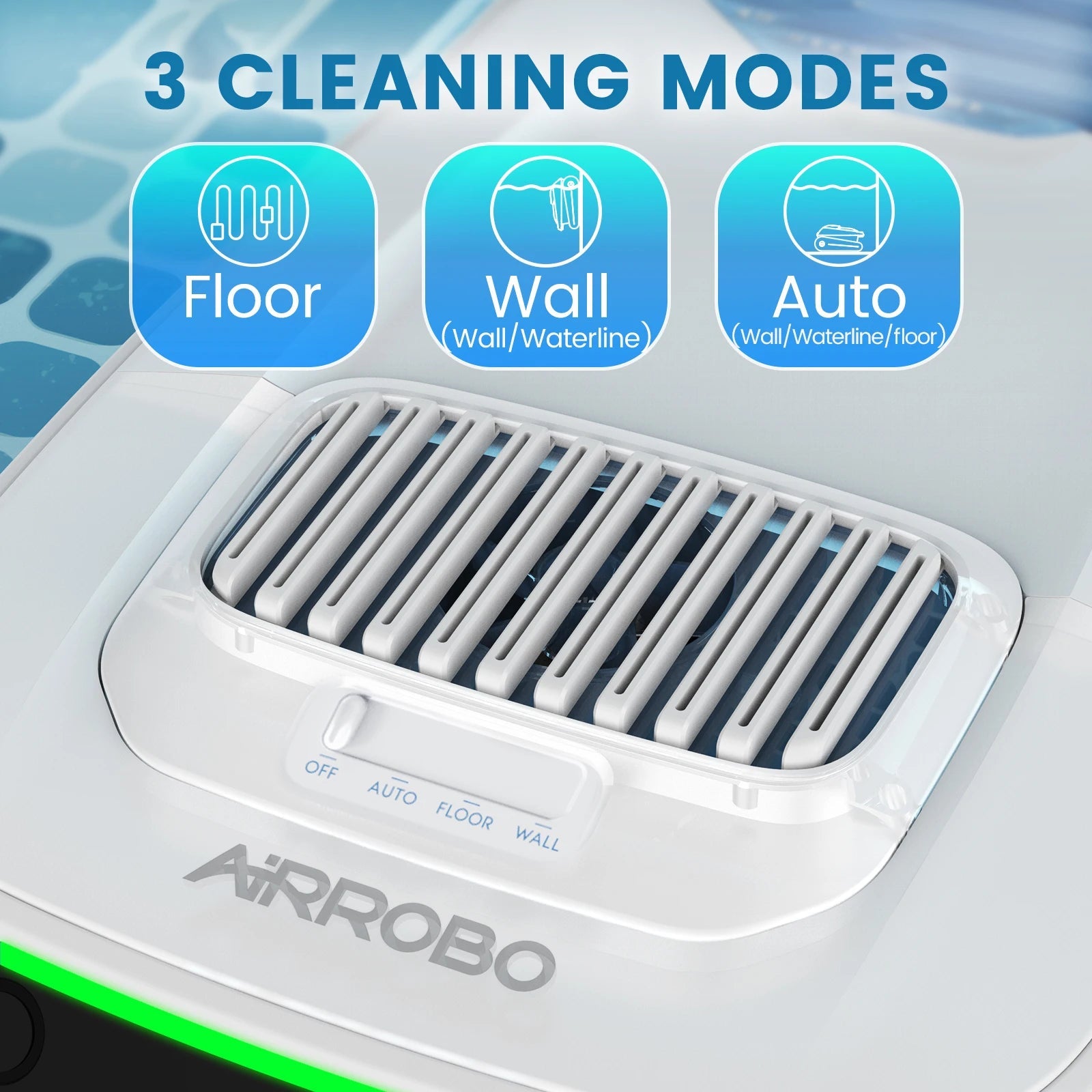 Cordless Robotic Pool Cleaner Autonomous Water Cleaning Bot