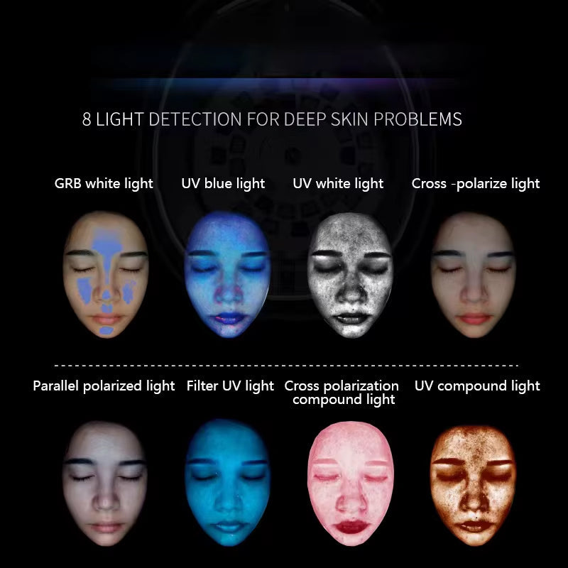AI Skin Analyzer Technology Advanced Facial Scanning System