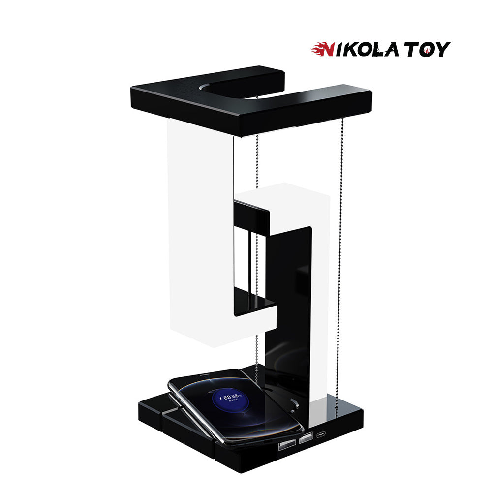 tensegrity smart led desk lamp with wireless charger