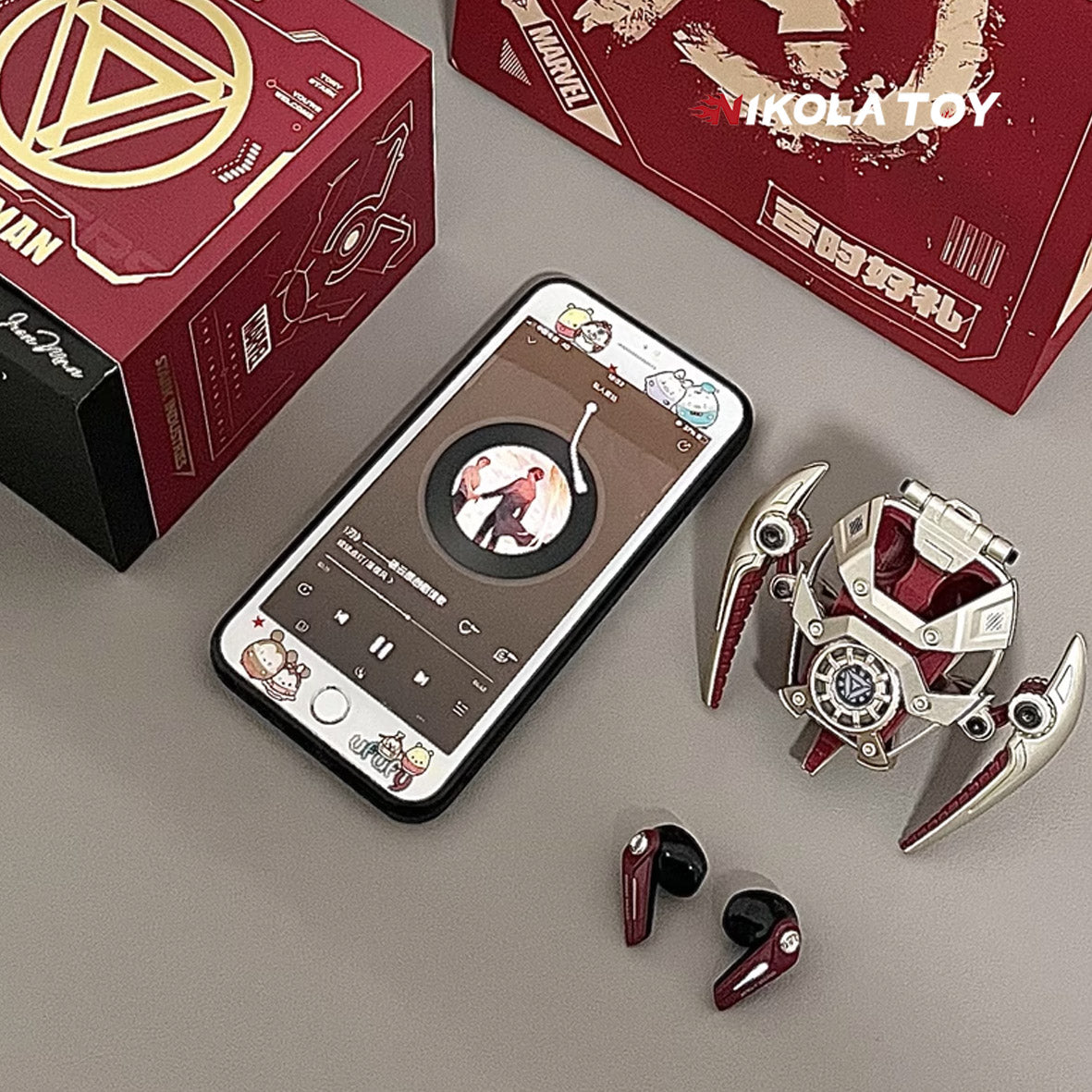 Marvel Iron Man Mech Bluetooth Noise cancelling Earphones