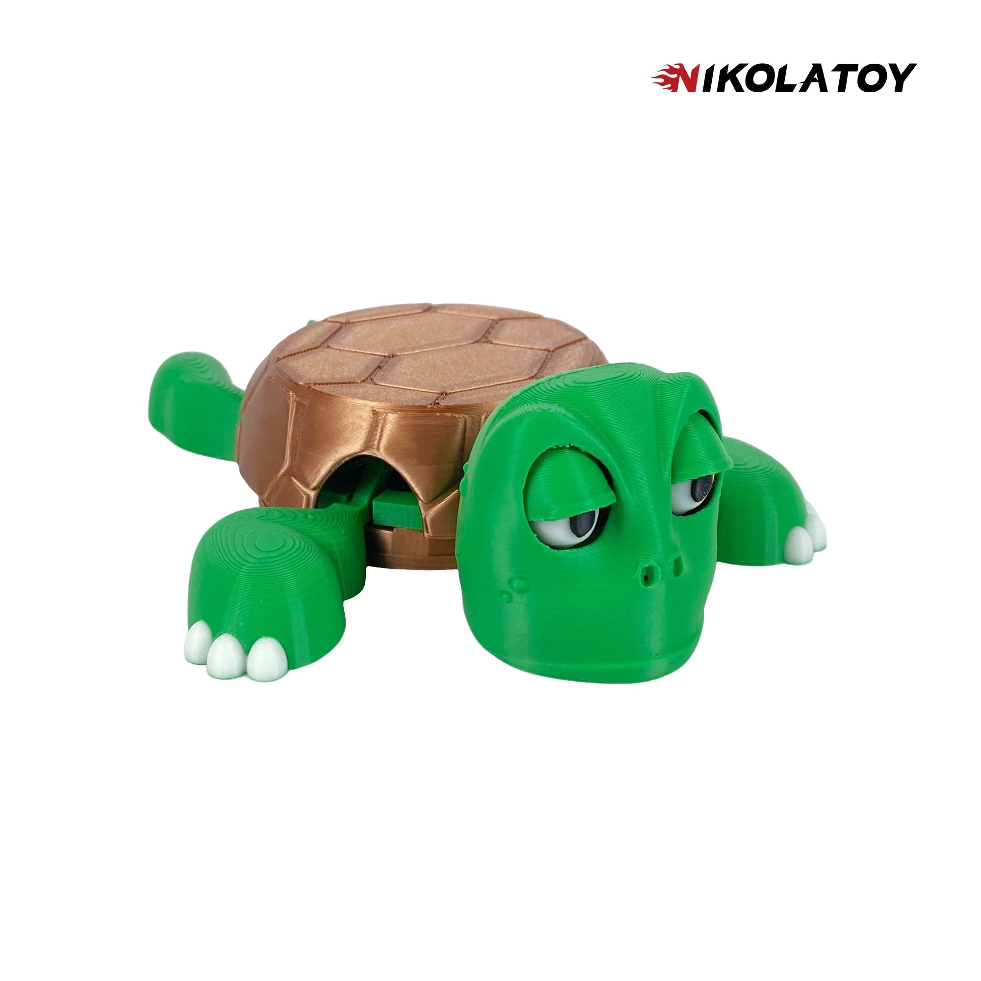 Funny 3D printed turtle cup pad