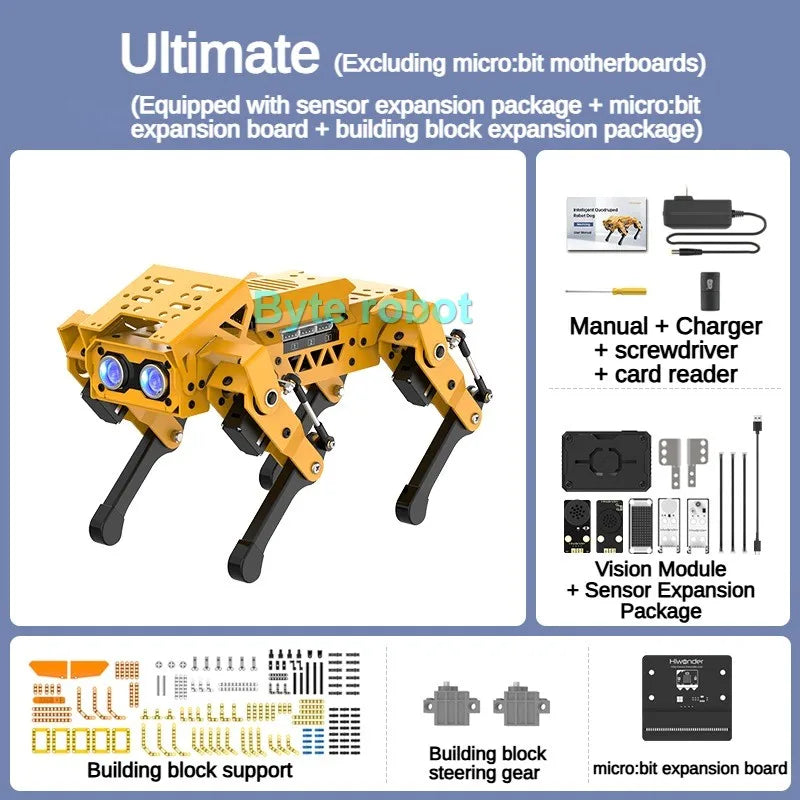 Quadruped AI Robot Dog - Bionic Robotics Kit