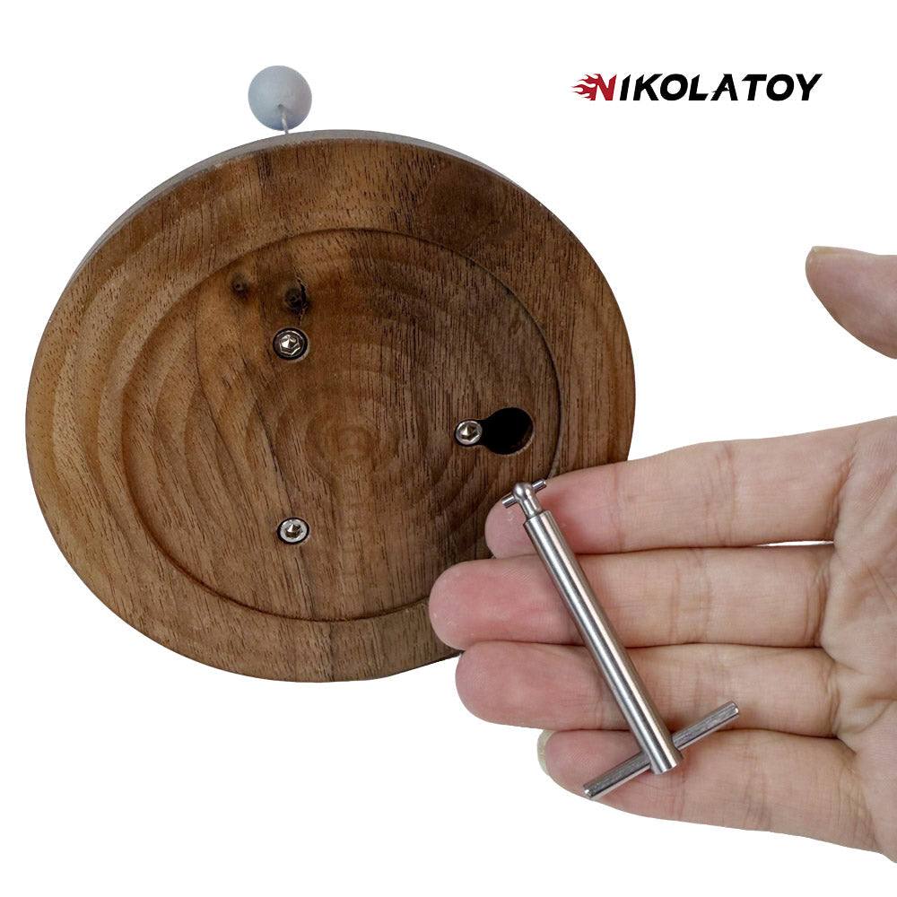 Mechanical Clockwork Earth Moon Model