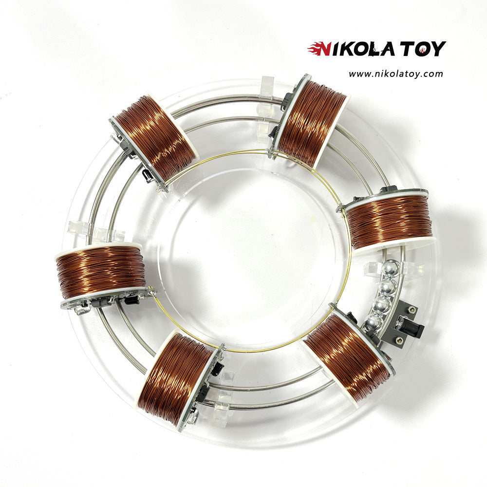 High tech electromagnetic coil accelerator