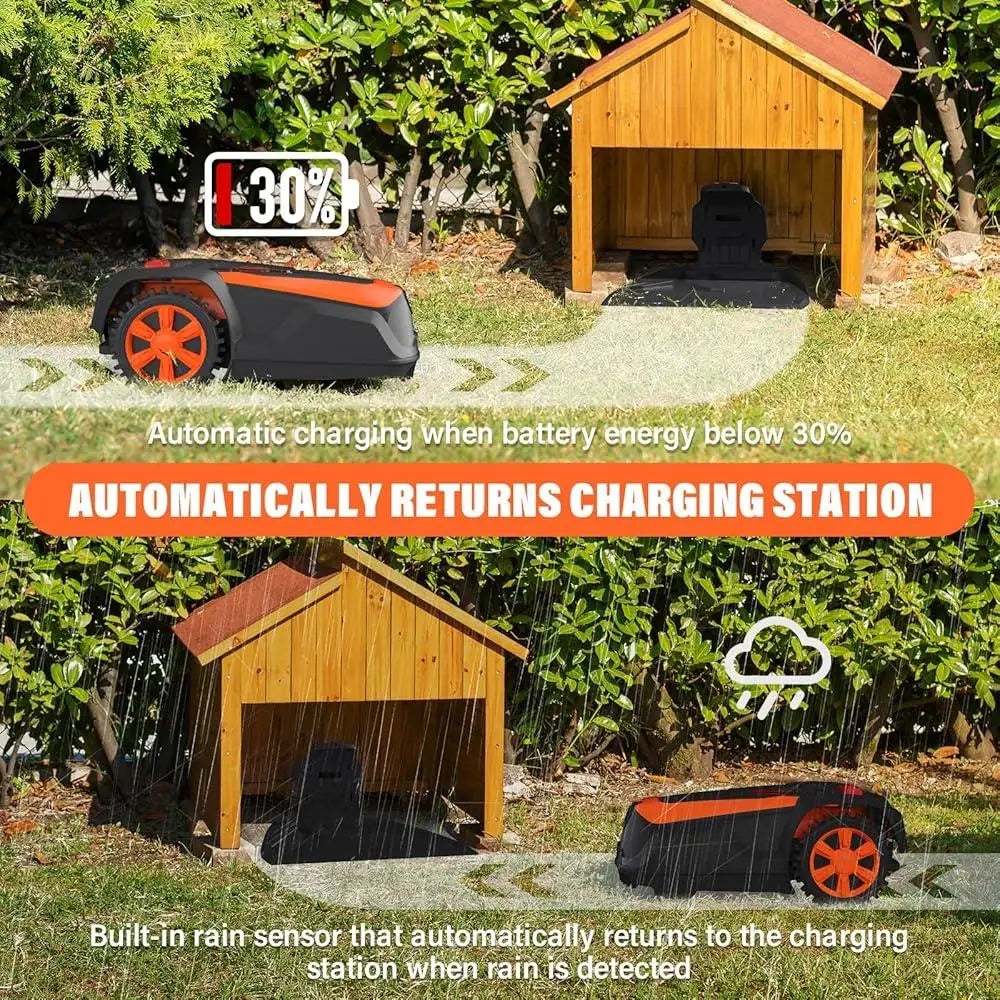 Automatic Robot Lawn Mower Autonomous Grass Cutter