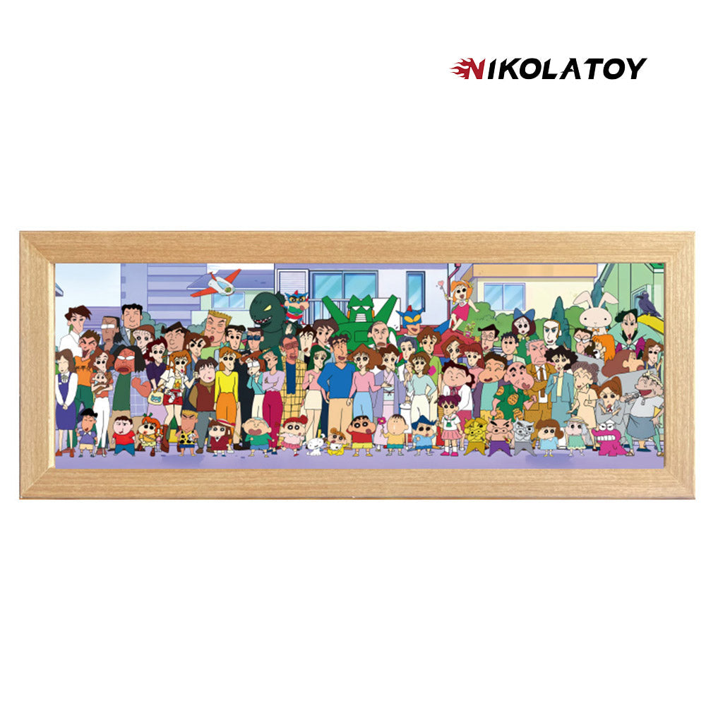 Creative Family Photo Acrylic Stereoscopic Painting (LED Light)