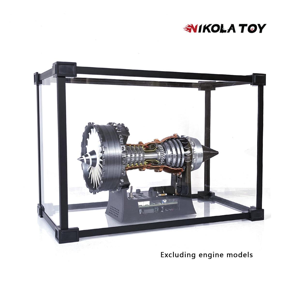 Alloy frame high transparent dust cover storage display box