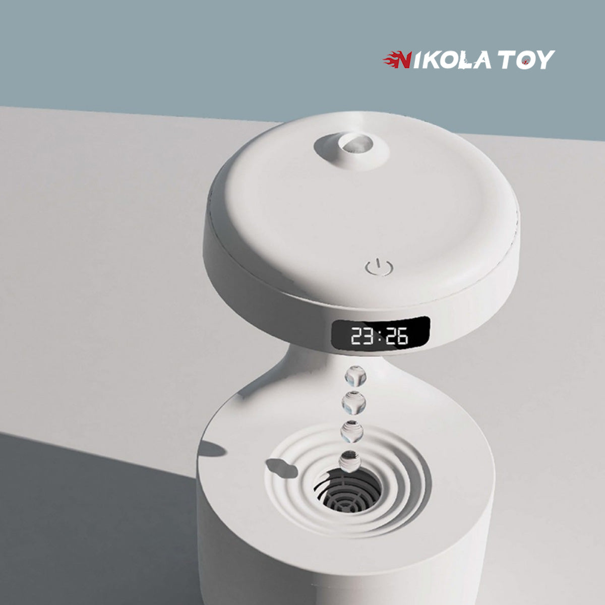 Water droplet counter current / counter gravity device