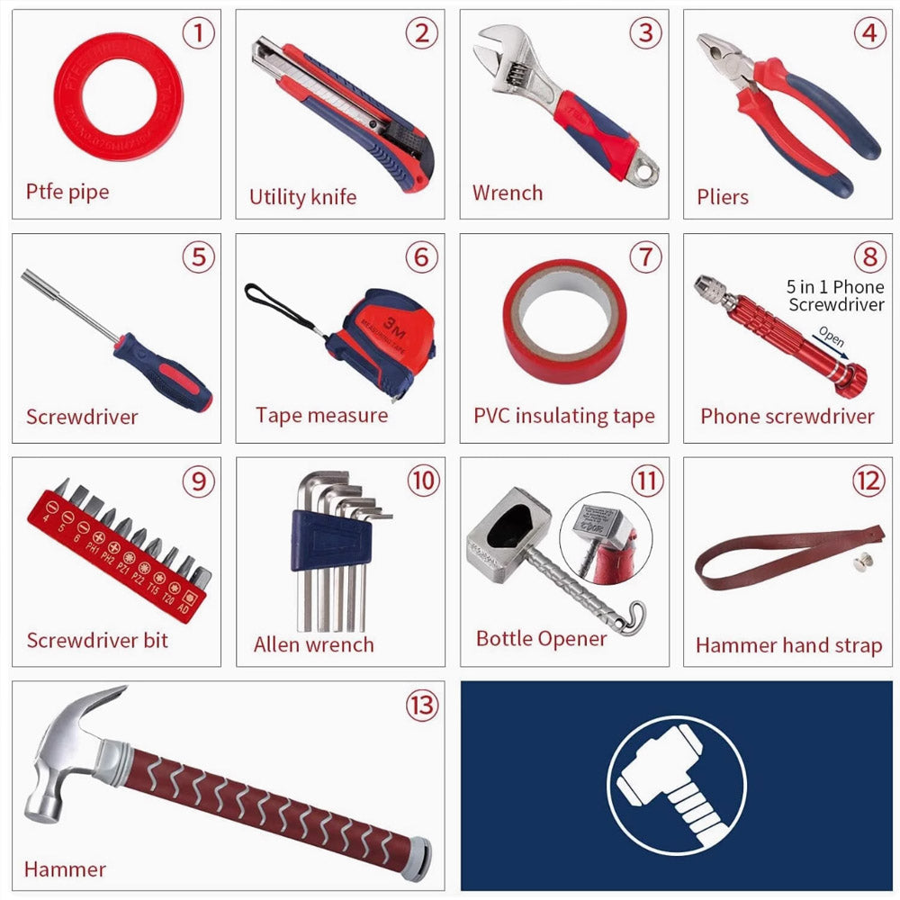 Thor's Hammer Toolbox -13 in 1