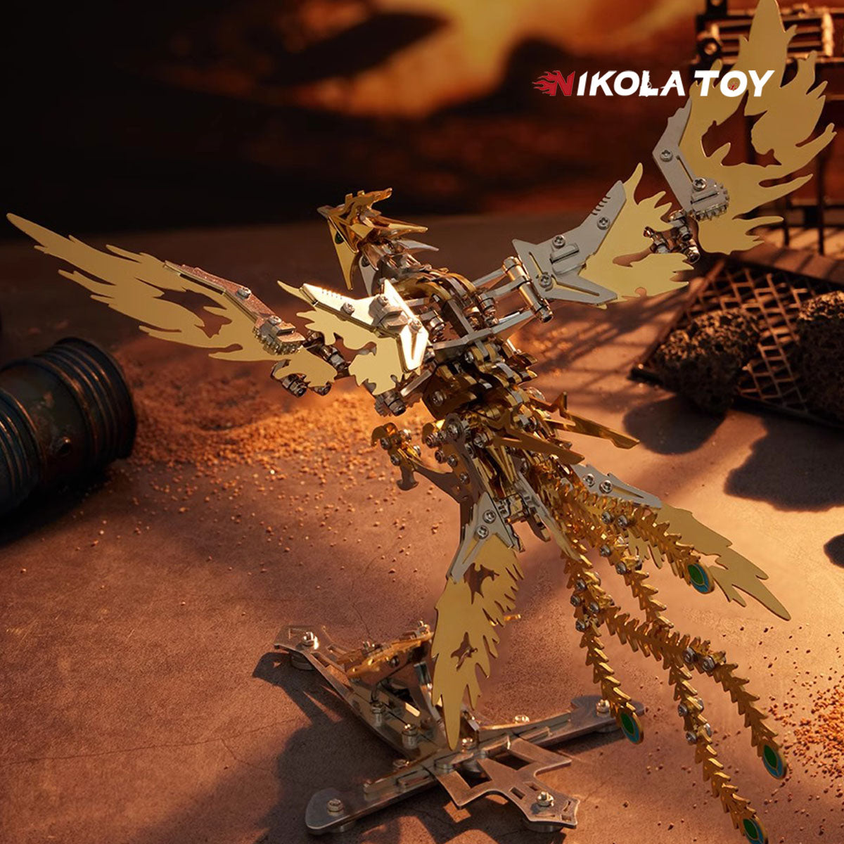 Mechanical species - Phoenix (3D metal puzzle)