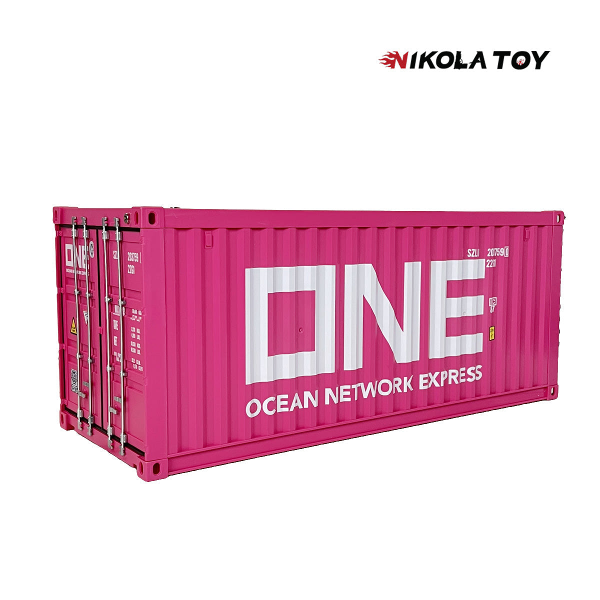 MAERSK large-sized container model toy with LED display box
