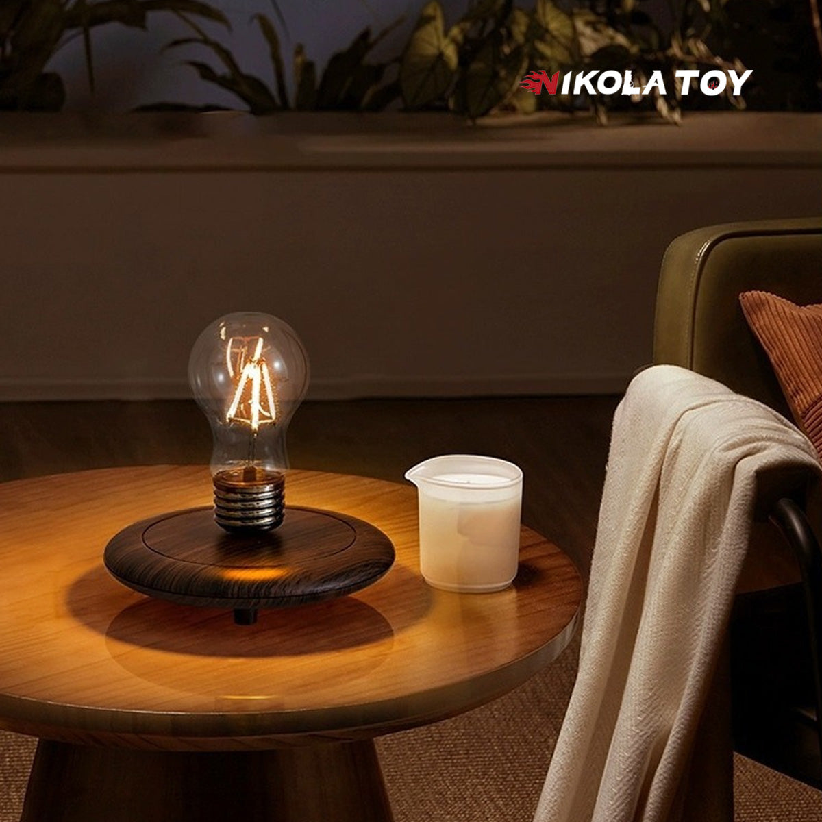 High tech desktop ornaments - suspended lights