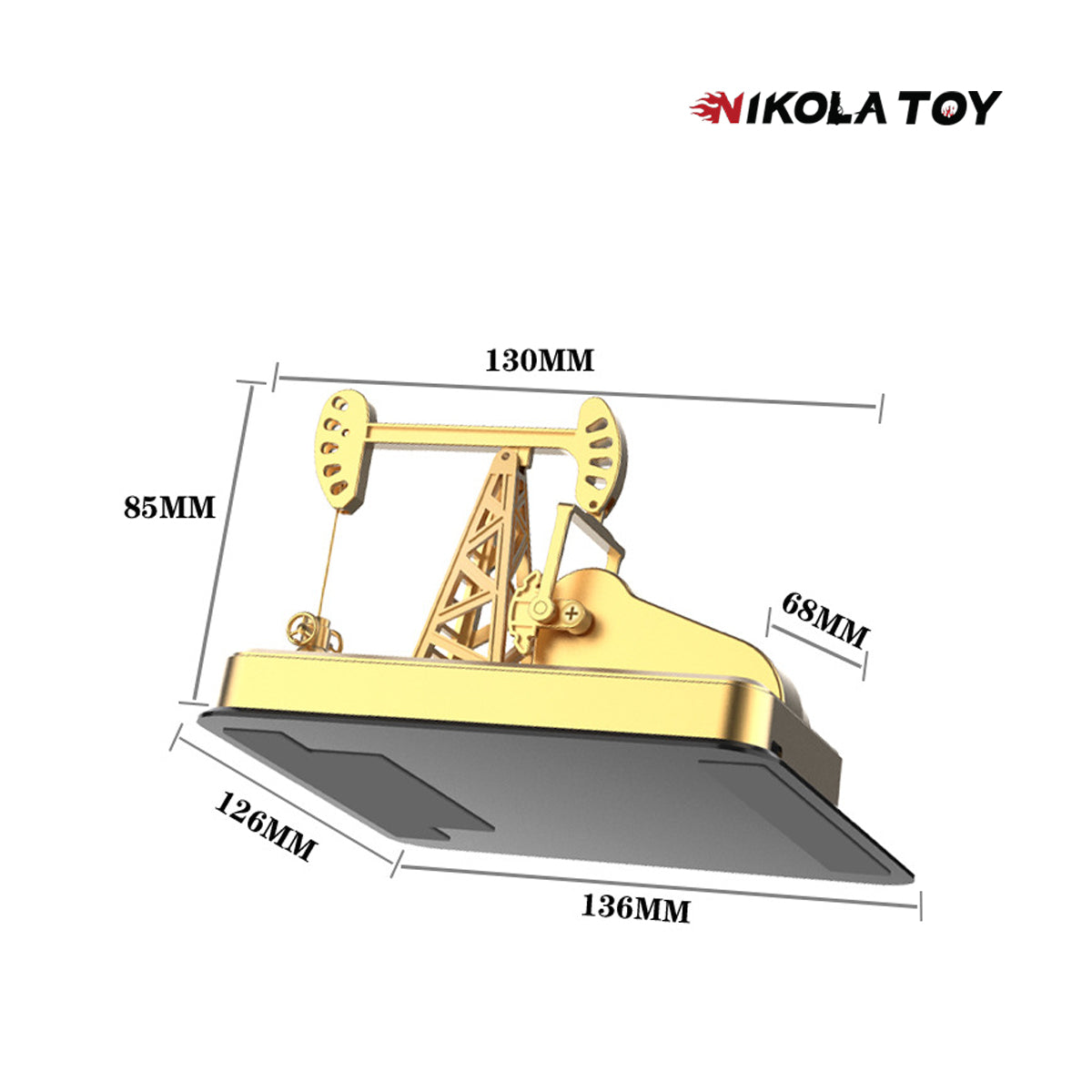 Solar powered car mounted aromatherapy decoration - Pumping unit