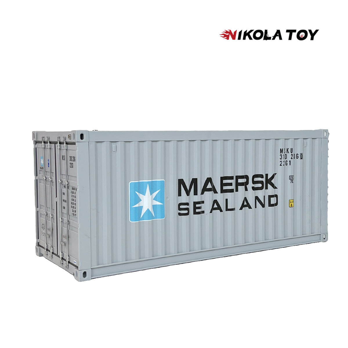 MAERSK large-sized container model toy with LED display box