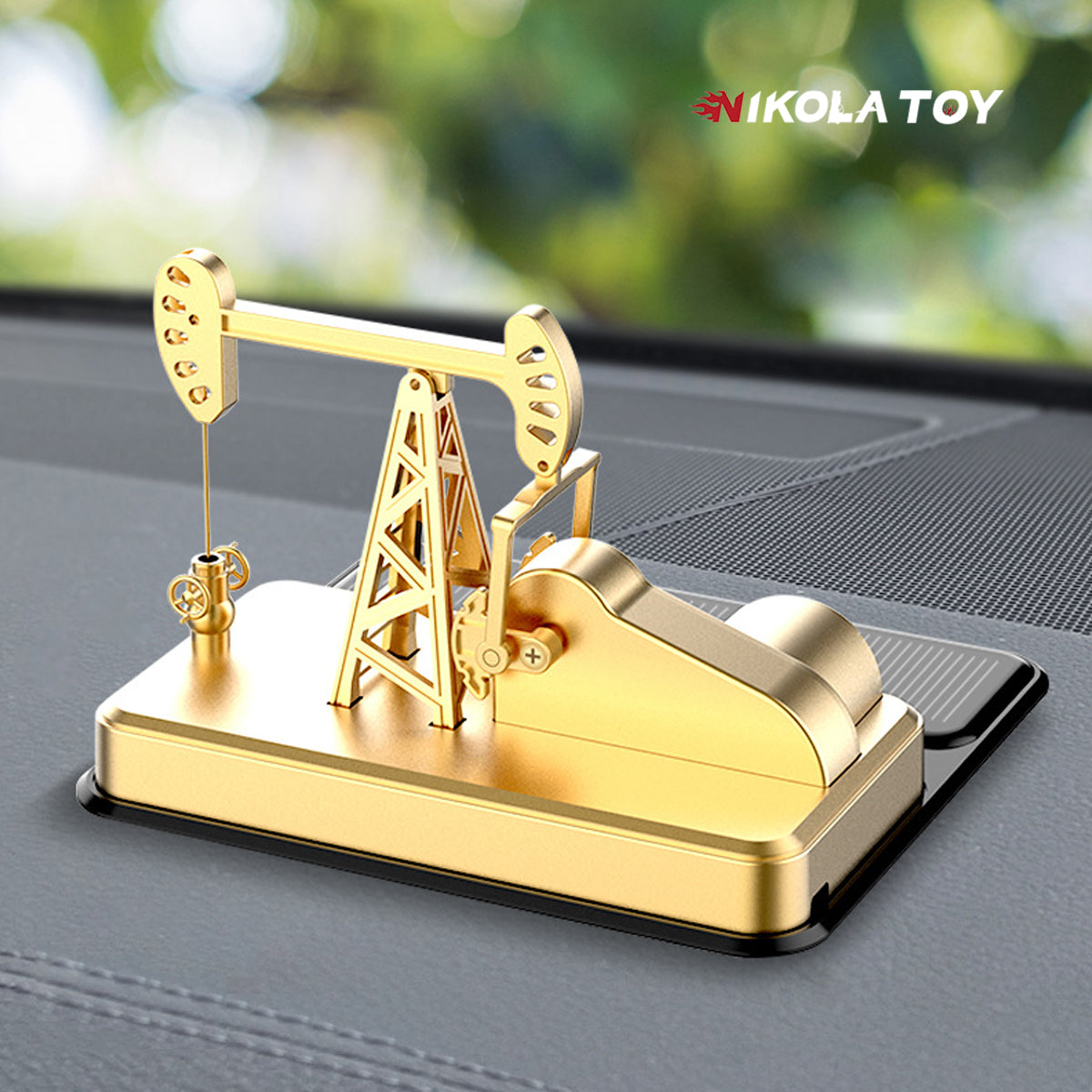 Solar powered car mounted aromatherapy decoration - Pumping unit