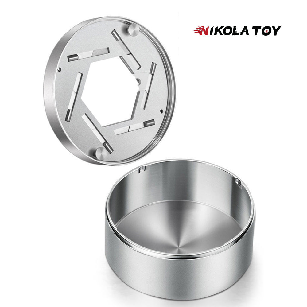 Creative metal mechanical ashtray