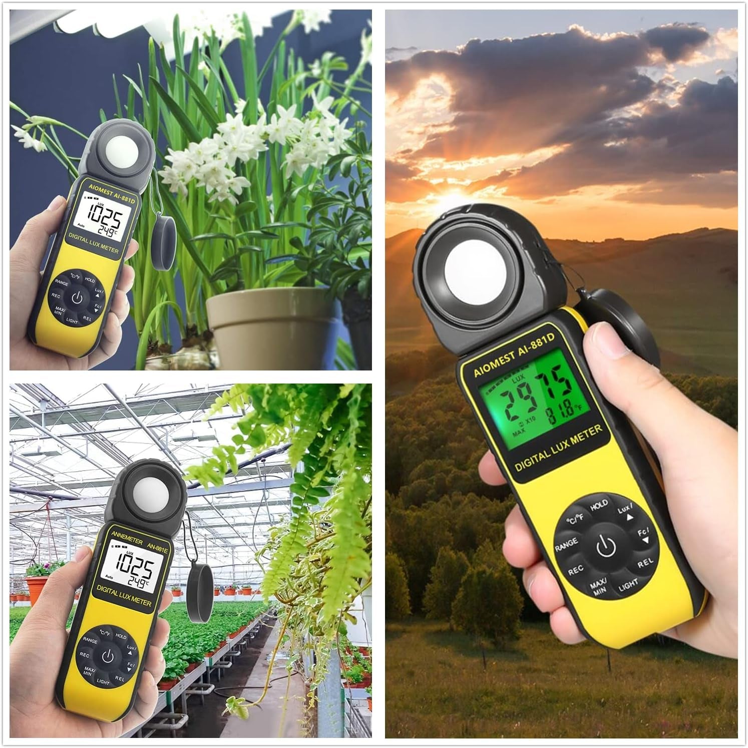 handheld lux meter for plant lighting