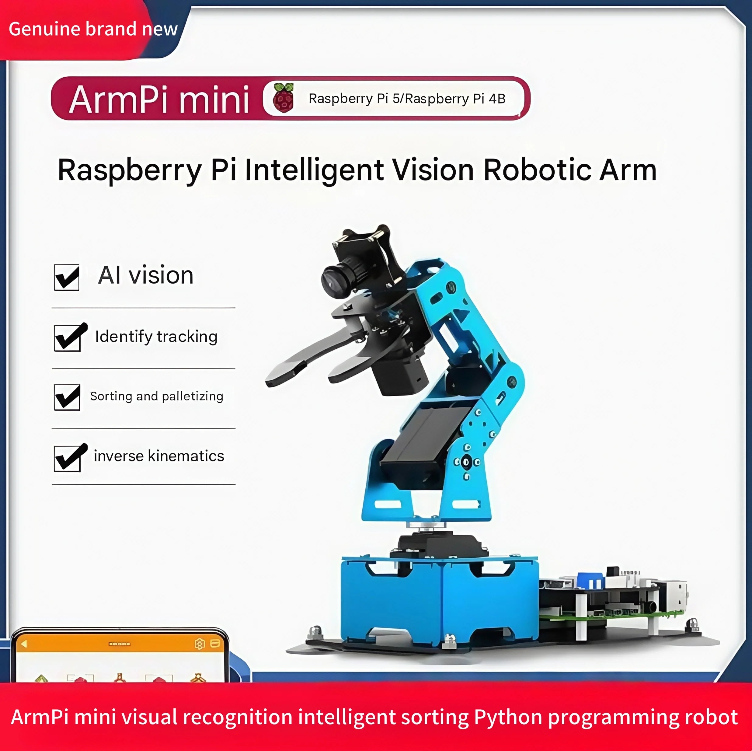 Visual Recognition Robotic Arm with Intelligent Sorting
