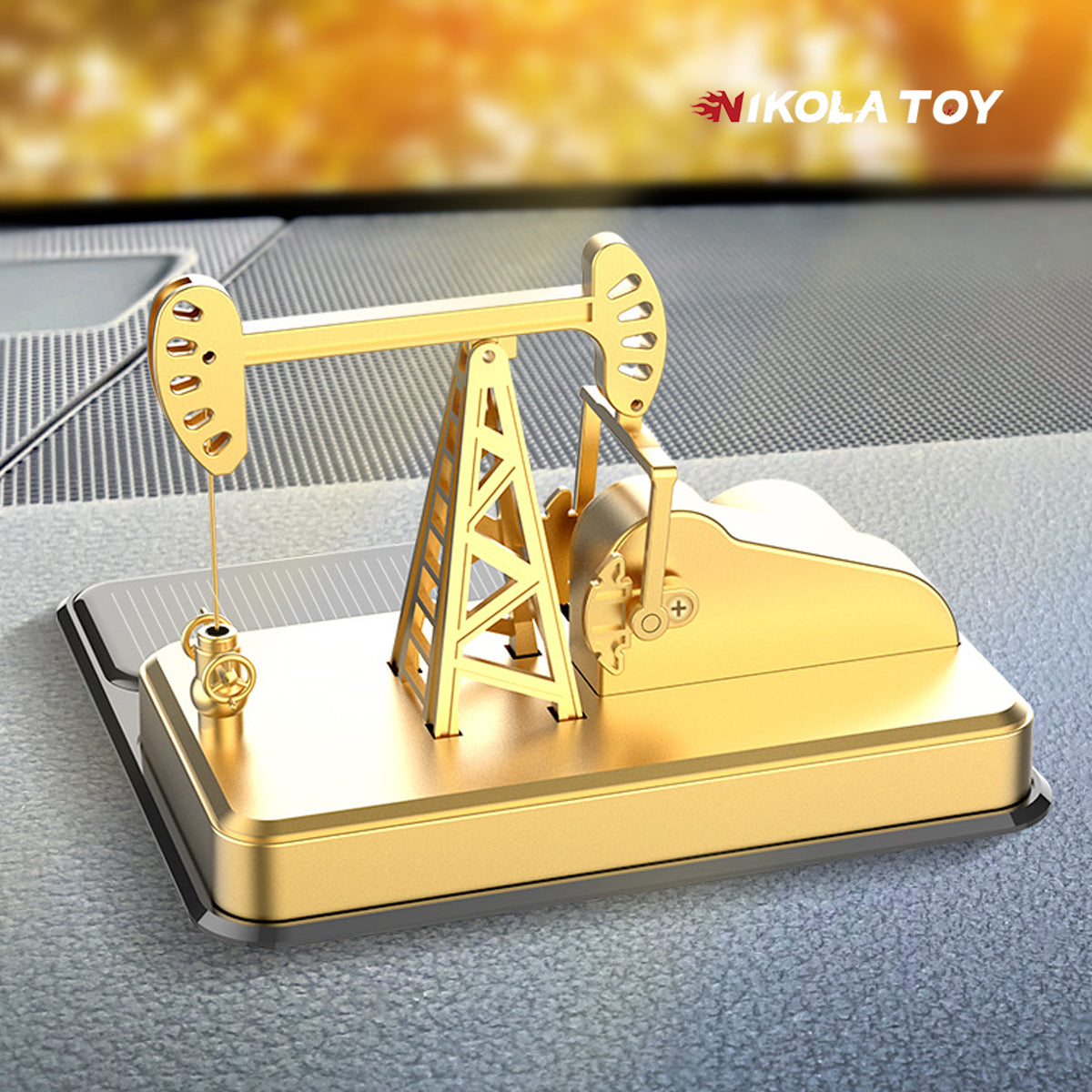 Solar powered car mounted aromatherapy decoration - Pumping unit
