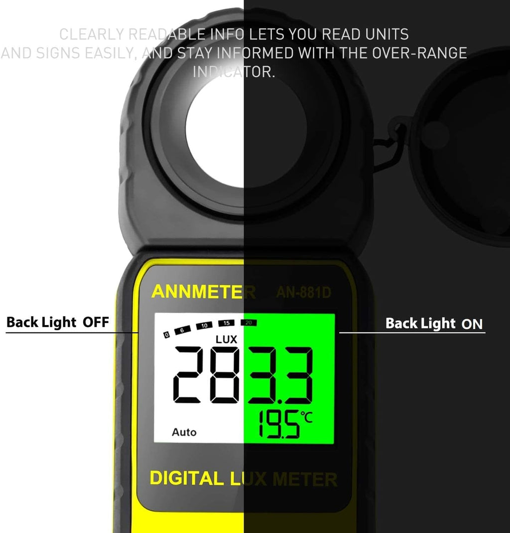handheld lux meter for plant lighting