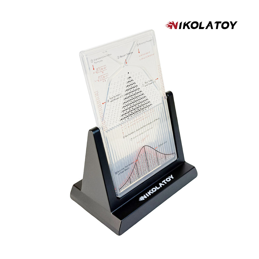 Galton board normal distribution model
