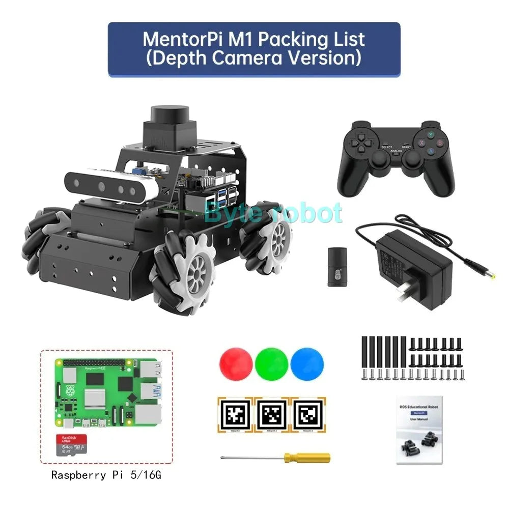 Autonomous Robot Car with Depth Camera