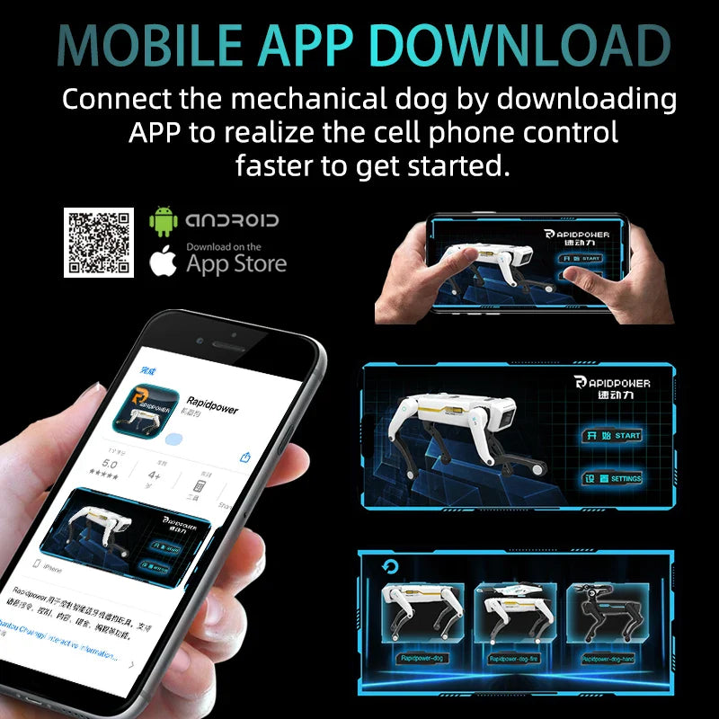 Intelligent Robot Dog Toy Interactive Pet Companion