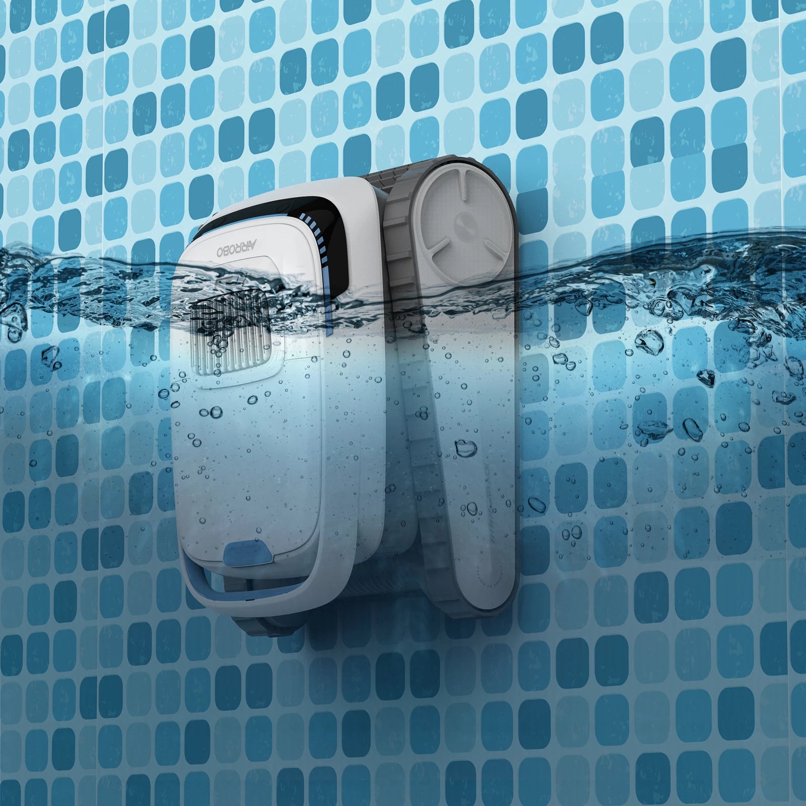 Cordless Robotic Pool Cleaner Autonomous Water Cleaning Bot